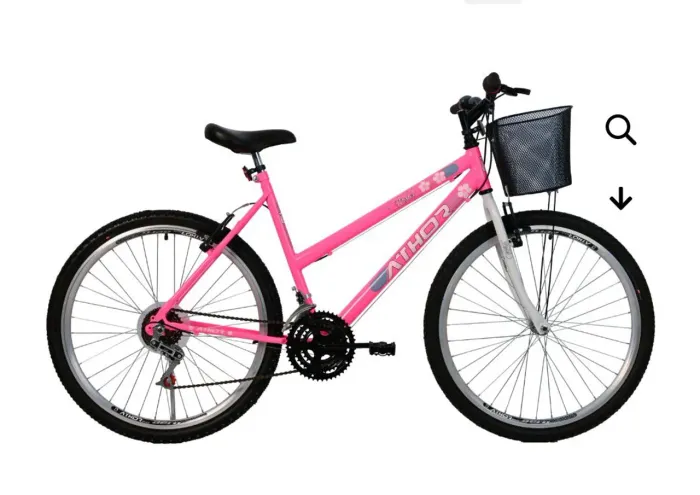 Bicicleta Aro 26 Feminina Author com marcha