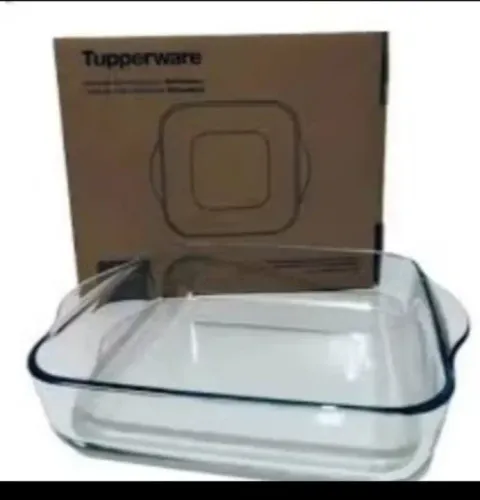Forma de Vidro Retangular Tupperware