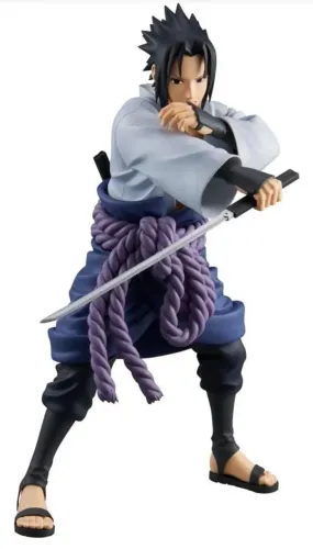 Banpresto Figura de ação Sasuke Uchiha Naruto Shippuden - Grandista 24 cm 