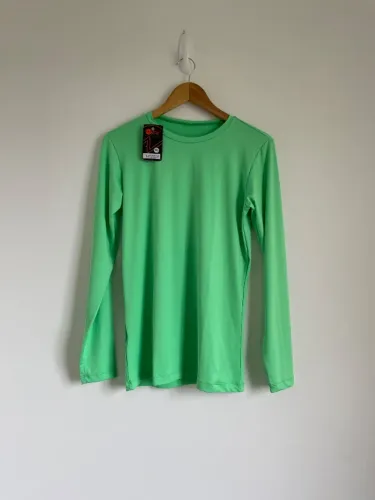 Camiseta verde neon tam GG UV 50+ NOVA