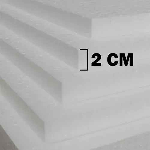 Placas de isopor/EPS 1mx50cmx2cm 