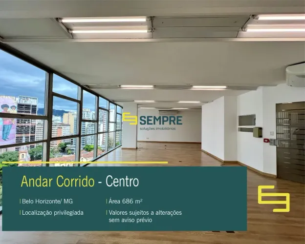 Aluguel de andar corporativo no Centro de BH - Bravo BH