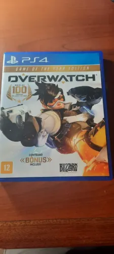 jogo overwatch para ps4 em blu-ray disc funcionando perfeitamente.