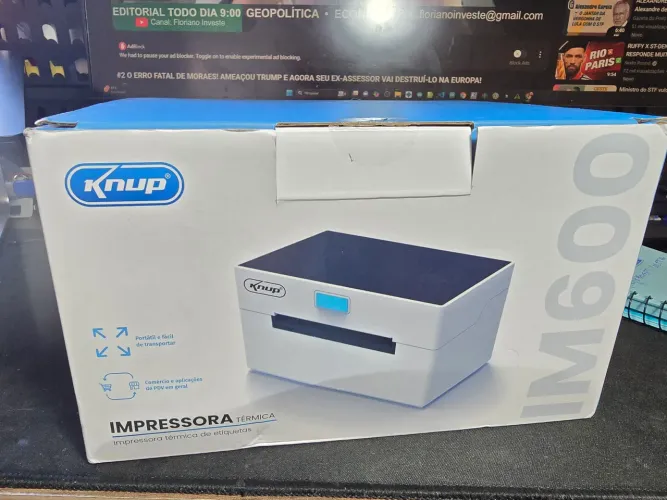 Impressora Térmica Knup IM600 - Nova na Caixa