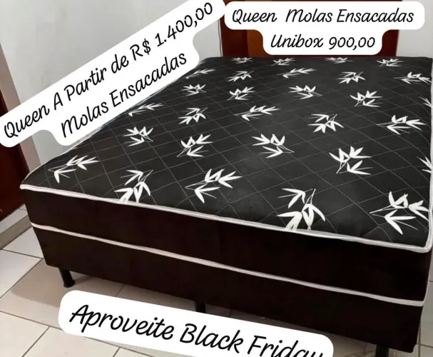 Camas Queen Base separada Molas Ensacadas 