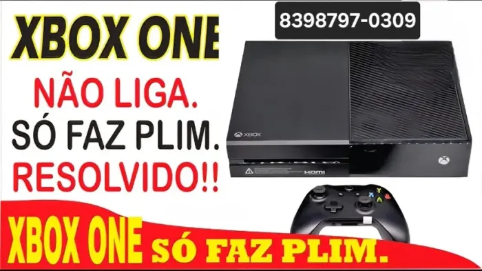 Xbox One - Não Liga Só Faz Plim! Resolvido!.