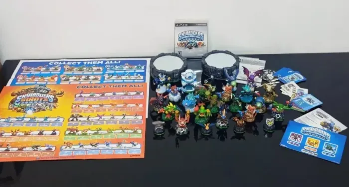 Jogo Completo Skylanders Spyross Adventure 26 Figuras 2 Portals Playstation 3