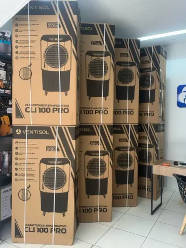 Climatizador Evaporativo Ventisol CLI 100 PRO 210W - Novo