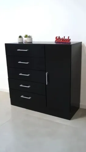 Cômoda 5 Gavetas com Sapateira Frete Rápido