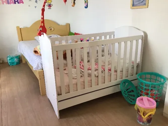 Doação berço que se transforma em cama