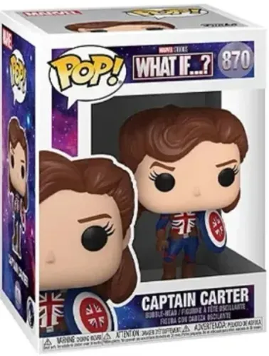 Funko Pop Capitã Carter What if Marvel - #870