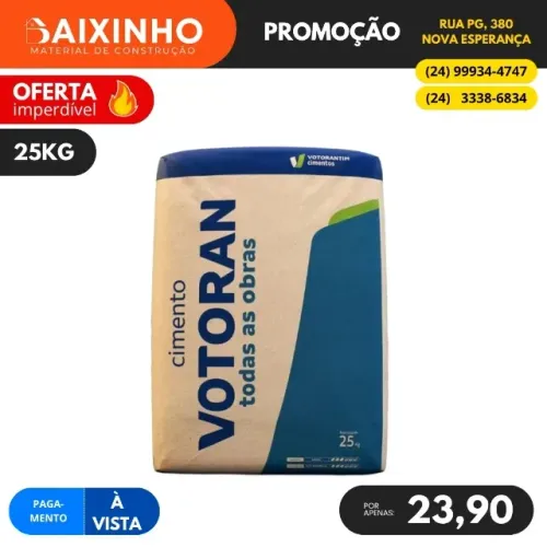 Cimento 25KG Votoran