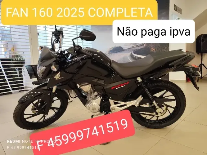 FAN 160 não paga ipva okm 2026