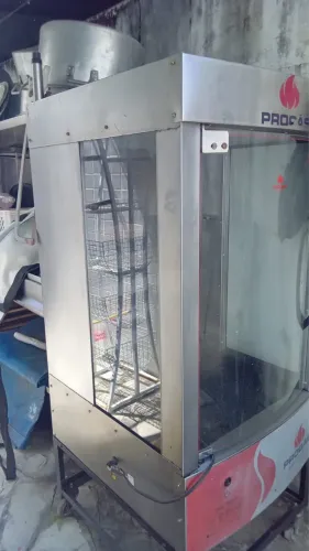 Máquina de galeto a gás/ até 36 frangos