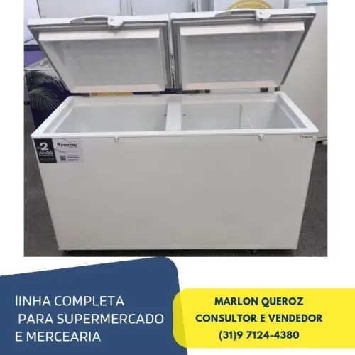 Freezer Dupla Ação 503 Litros 2 Tampas Fricon