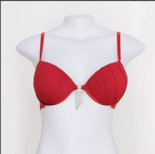 Sutiã renda vermelho com bojo
