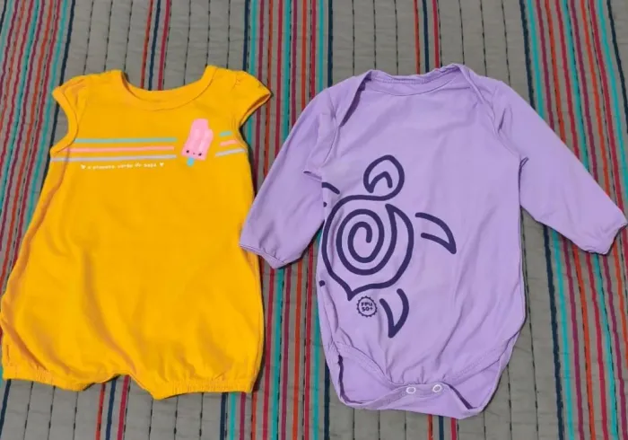 Kit praia verão bebê 3 a 6 meses