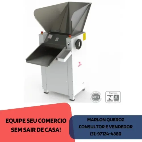 Cilindro de Massas 2 Motores 50CM Venâncio Novo