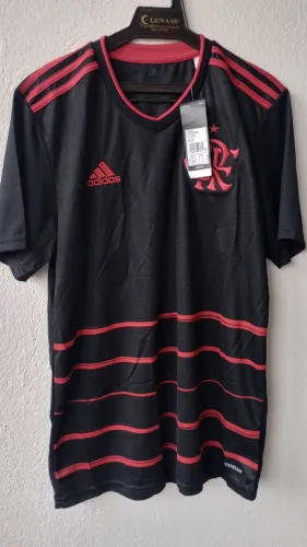 Camisa Flamengo Adidas Preta e Vermelha