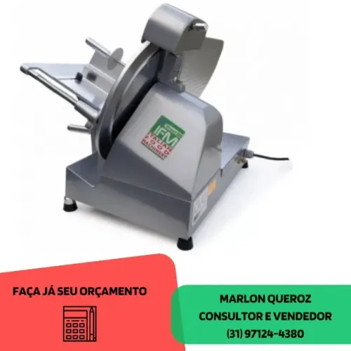 Fatiador de Frios Lamina 25CM Semi Automático Palladium