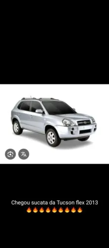 Sucata Tucson 2.0 autm 2015 para retirada de peças 