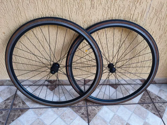 Par de rodas bicicleta bike speed road