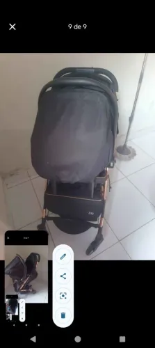 Vendo carrinho de bebê e bebê conforto em ótimo estado