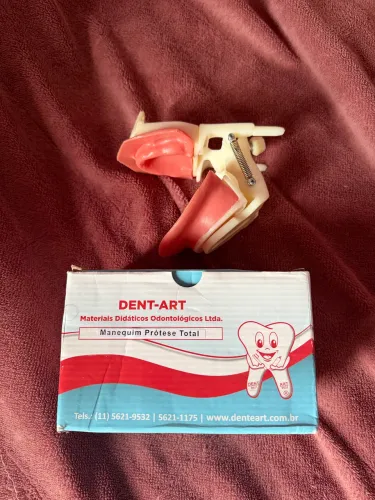 Manequim de prótese total dent art