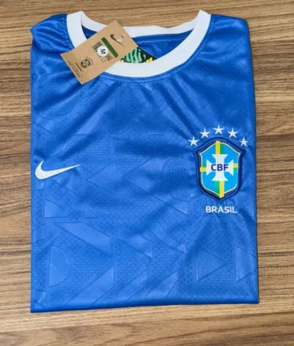 Camisas Brasil - Azul (tamanho P e M )