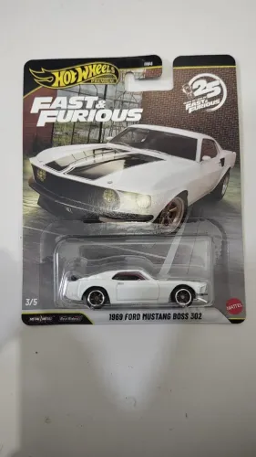 Hot Wheels Premium - 1969 Ford Mustang Boss 302 - Velozes e Furiosos 25 anos