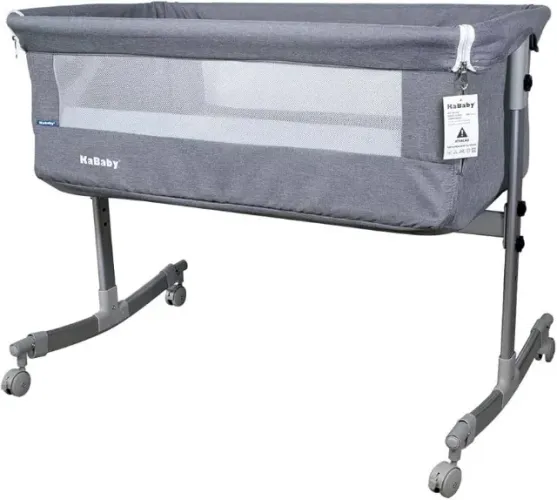 Berço Moisés Acoplado Co-bed Cinza KaBaby