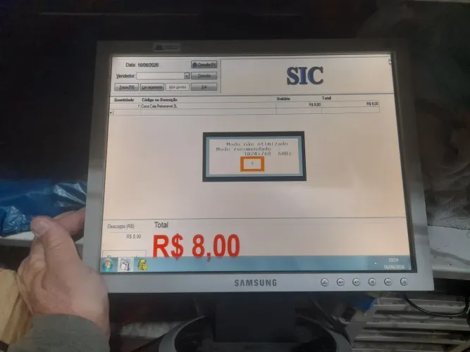 Monitor 15 polegadas