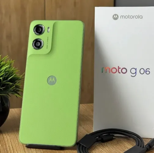 Motorola Nacional  G06 256/4 +8RAM Plus  - Verde - Green - Top Novo Lacrado 
