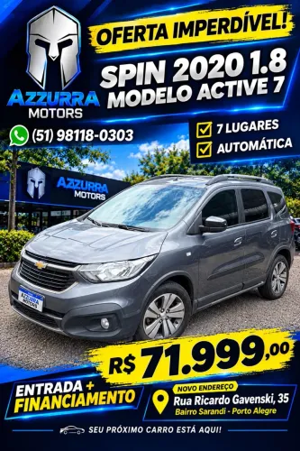 Chevrolet Spin Activ7 1.8 8V Econo.flex 5P Aut. 2020