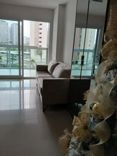 sofá para sala de estar 1.86 m braços de 8 cm