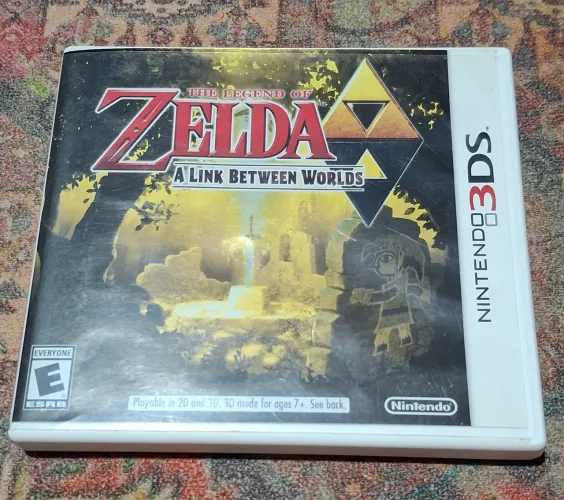 Zelda A Link Between Worlds Nintendo 3DS impecável + caixa + manual