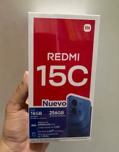 Redmi 15C 256 gigas todo original