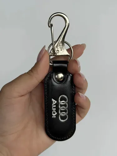 Chaveiro Carro Couro Luxo Com Gancho Automotivo Teste Audip