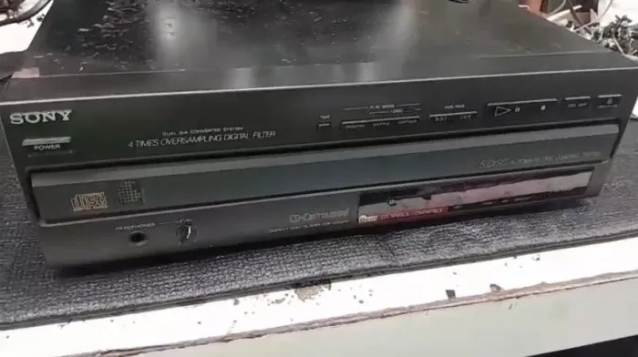 CD player Sony de 5 discos