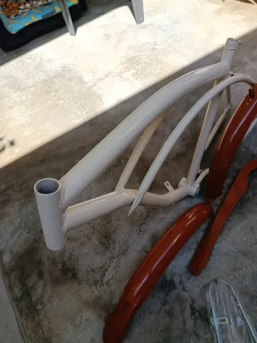 Quadro de bicicleta praiana