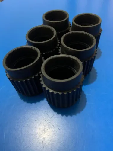Kit 6 Pés Reposição Jump Borracha Maciça 25mm - Novo