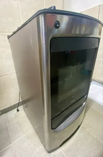 Fogão Consul 4 Bocas Inox com Vidro Temperado (Necessita Reparos)
