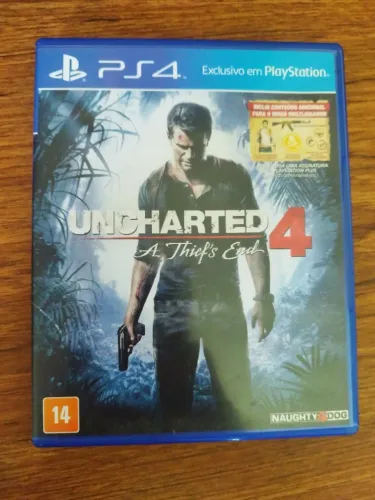 Uncharted 4 PS4 mídia física