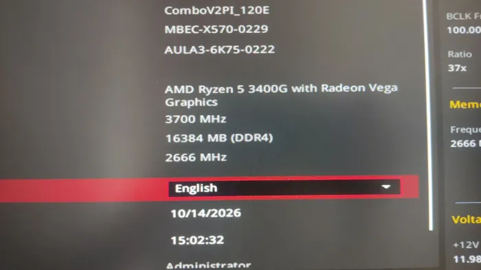 Ryzen5 3400g