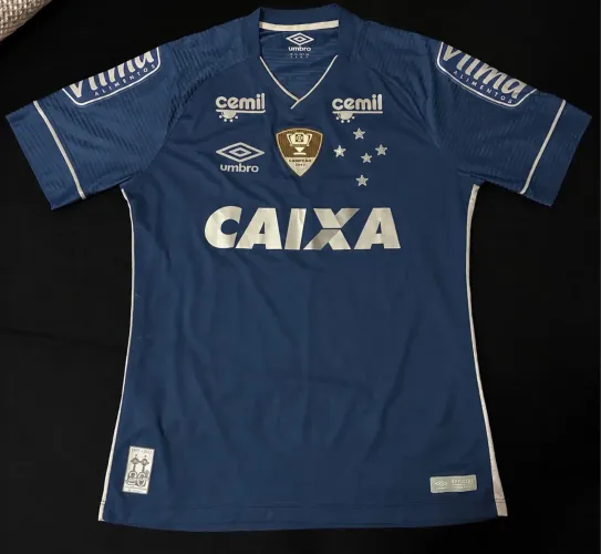 Camisa Umbro Cruzeiro III 2017 usada em jogo em perfeito estado