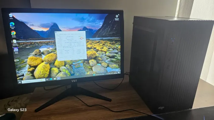 Pc escritório ryzen, 2x4gb, vega 3