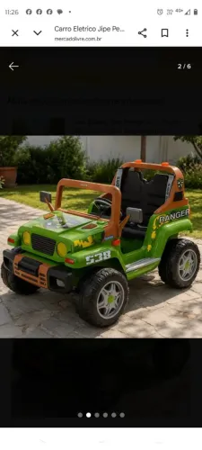 Jeep de brinquedo elétrico