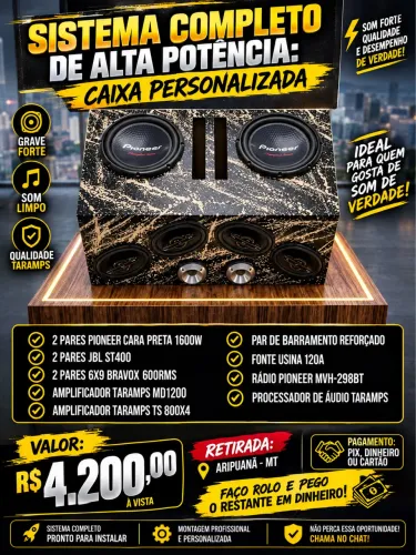 Caixa de som automotiva