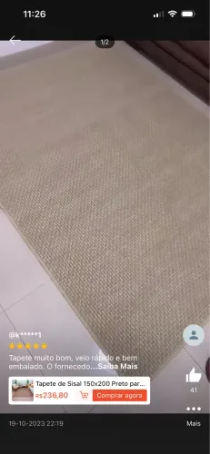 Tapete sisal