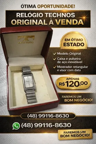 Relógio Technos Titanium Original com Caixa